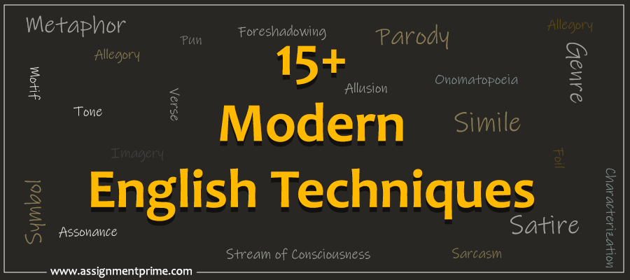 15+ Modern English Techniques